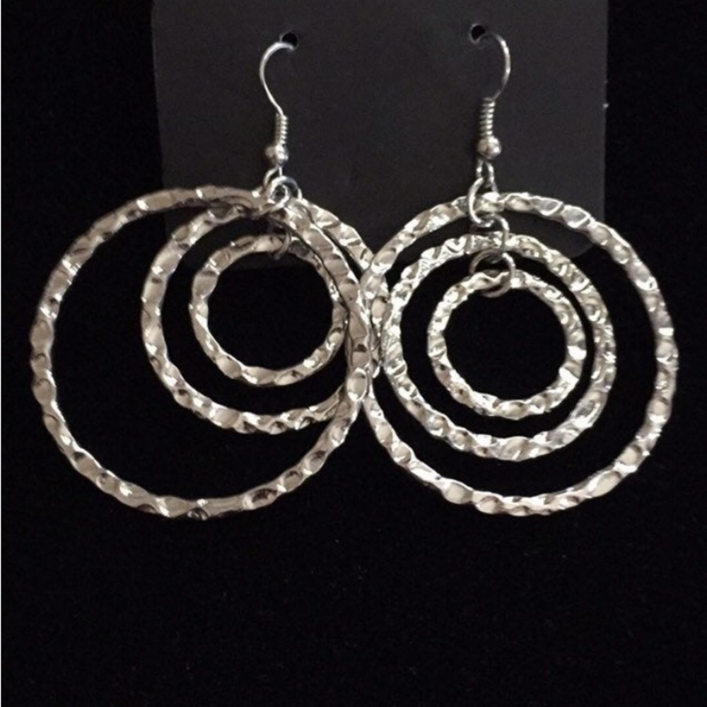 Silver paparazzi earrings